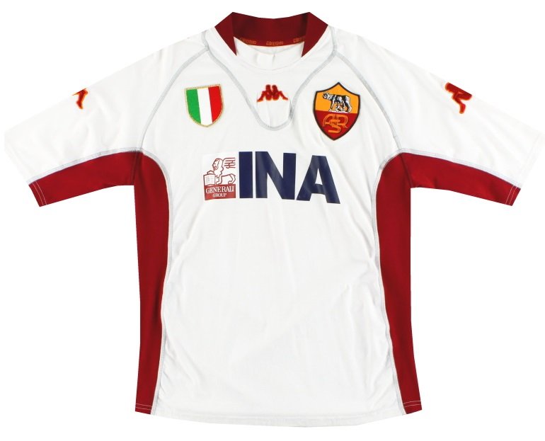 Camisa II Roma 2001 2002 Kappa oficial 